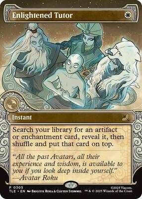 Enlightened Tutor (Showcase) card from Avatar: The Last Airbender: Eternal-Legal