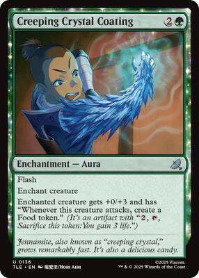 Creeping Crystal Coating card from Avatar: The Last Airbender: Eternal-Legal