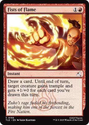 Fists of Flame card from Avatar: The Last Airbender: Eternal-Legal