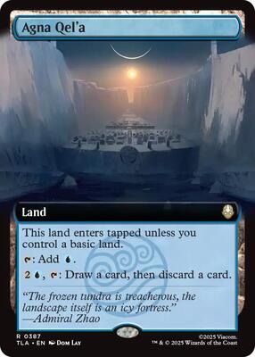 Agna Qel'a (Extended Art) card from Avatar: The Last Airbender
