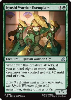 Kyoshi Warrior Exemplars card from Avatar: The Last Airbender: Eternal-Legal
