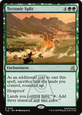 Tectonic Split card from Avatar: The Last Airbender: Eternal-Legal