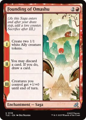 Founding of Omashu card from Avatar: The Last Airbender: Eternal-Legal