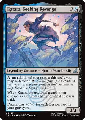 Katara, Seeking Revenge card from Avatar: The Last Airbender: Eternal-Legal