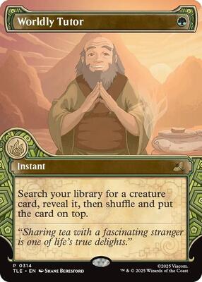 Worldly Tutor (Showcase) card from Avatar: The Last Airbender: Eternal-Legal