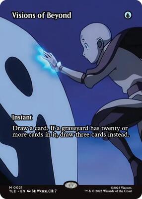 Visions of Beyond (Borderless) card from Avatar: The Last Airbender: Eternal-Legal