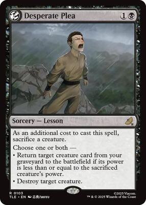 Desperate Plea card from Avatar: The Last Airbender: Eternal-Legal