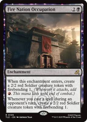 Fire Nation Occupation card from Avatar: The Last Airbender: Eternal-Legal