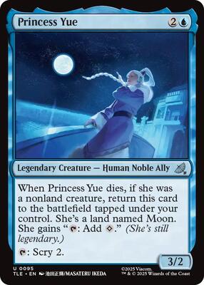 Princess Yue card from Avatar: The Last Airbender: Eternal-Legal