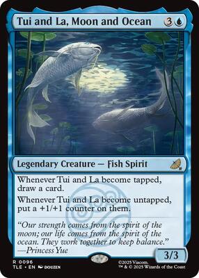 Tui and La, Moon and Ocean card from Avatar: The Last Airbender: Eternal-Legal