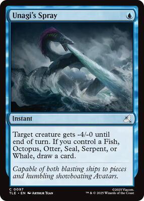 Unagi's Spray card from Avatar: The Last Airbender: Eternal-Legal