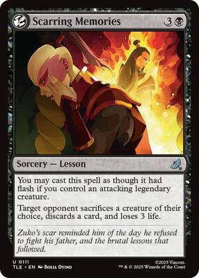 Scarring Memories card from Avatar: The Last Airbender: Eternal-Legal