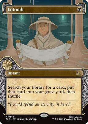 Entomb (Showcase) card from Avatar: The Last Airbender: Eternal-Legal