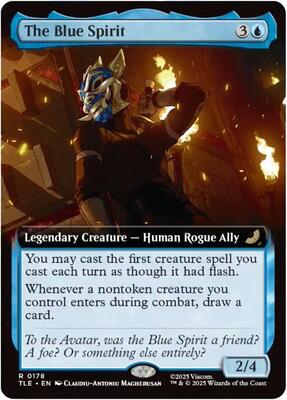 The Blue Spirit (Extended Art) card from Avatar: The Last Airbender: Eternal-Legal