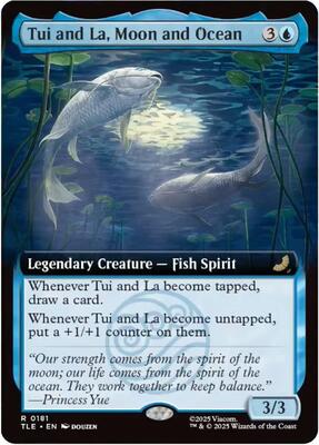 Tui and La, Moon and Ocean (Extended Art) card from Avatar: The Last Airbender: Eternal-Legal