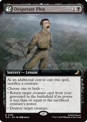 Desperate Plea (Extended Art) card from Avatar: The Last Airbender: Eternal-Legal