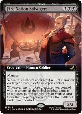 Fire Nation Salvagers (Extended Art) card from Avatar: The Last Airbender: Eternal-Legal