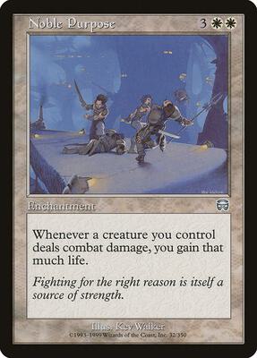 Noble Purpose card from Mercadian Masques
