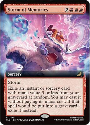 Storm of Memories (Extended Art) card from Avatar: The Last Airbender: Eternal-Legal