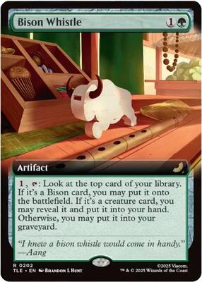 Bison Whistle (Extended Art) card from Avatar: The Last Airbender: Eternal-Legal