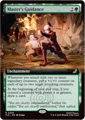 Master's Guidance (Extended Art) card from Avatar: The Last Airbender: Eternal-Legal