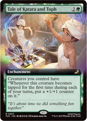 Tale of Katara and Toph (Extended Art) card from Avatar: The Last Airbender: Eternal-Legal