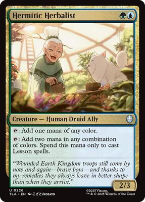 Hermitic Herbalist card from Avatar: The Last Airbender
