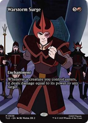 Warstorm Surge (Borderless) card from Avatar: The Last Airbender: Eternal-Legal