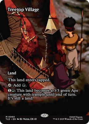 Treetop Village (Borderless) card from Avatar: The Last Airbender: Eternal-Legal