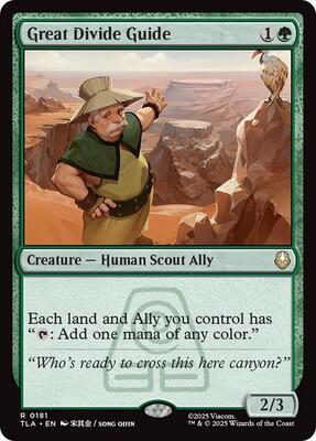 Great Divide Guide card from Avatar: The Last Airbender