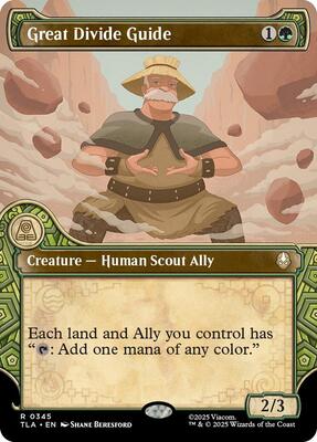 Great Divide Guide (Showcase) card from Avatar: The Last Airbender