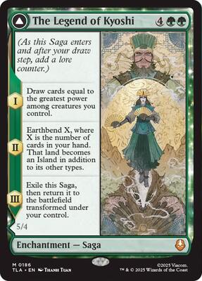 The Legend of Kyoshi card from Avatar: The Last Airbender