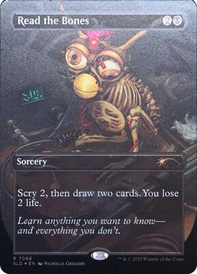 Read the Bones (7066) (Rainbow Foil) card from Secret Lair Drop Series