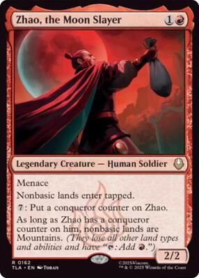 Zhao, the Moon Slayer card from Avatar: The Last Airbender
