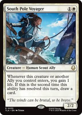 South Pole Voyager card from Avatar: The Last Airbender