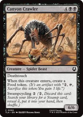 Canyon Crawler card from Avatar: The Last Airbender