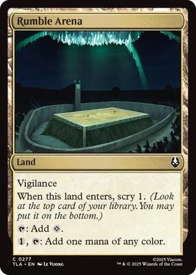 Rumble Arena card from Avatar: The Last Airbender