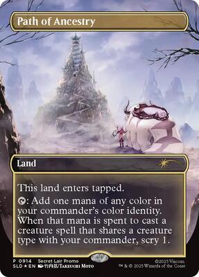 Path of Ancestry (0914) (Rainbow Foil) card from Secret Lair Drop Series