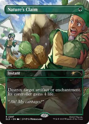 Nature's Claim card from Secret Lair Drop Series