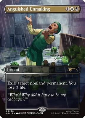 Anguished Unmaking (2298) card from Secret Lair Drop Series
