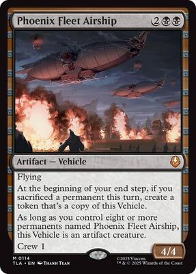 Phoenix Fleet Airship card from Avatar: The Last Airbender