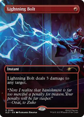Lightning Bolt (2289) card from Secret Lair Drop Series