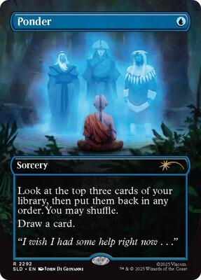 Ponder (2292) card from Secret Lair Drop Series