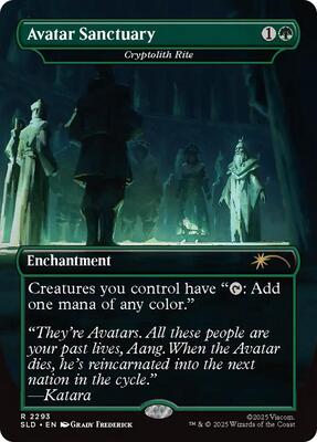 Avatar Sanctuary - Cryptolith Rite card from Secret Lair Drop Series