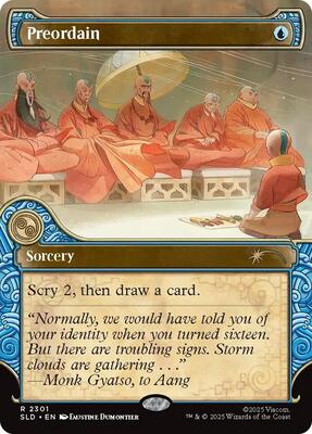 Preordain (2301) card from Secret Lair Drop Series