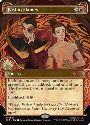 Past in Flames card from Secret Lair Drop Series