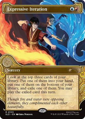 Expressive Iteration card from Secret Lair Drop Series