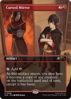 Cursed Mirror card from Secret Lair Drop Series