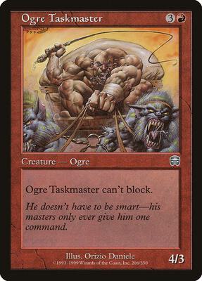 Ogre Taskmaster card from Mercadian Masques