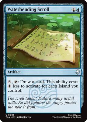 Waterbending Scroll card from Avatar: The Last Airbender